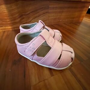 See Kai Run Brooke First Walker Pink Size 6 Leather Sandals